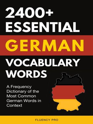 cover image of 2400+ Essential German Vocabulary Words